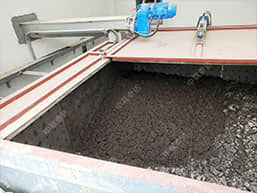 Xinxiang Waste Water Sludge Drying Site By Using Lime